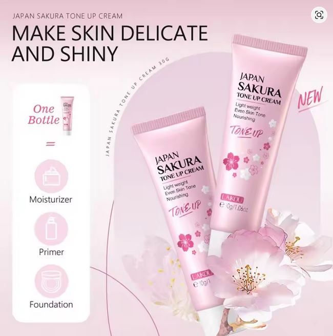 Kit Soin de la Peau Sakura – 6 Pièces Hydratant & Éclat